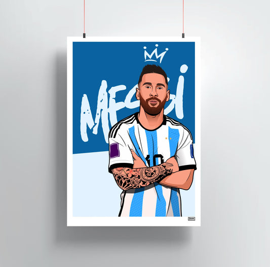 Lionel Messi Argentina Print