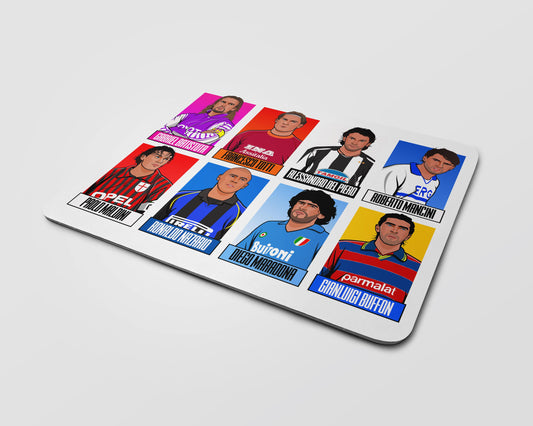 90s Serie A Players Mouse Mat