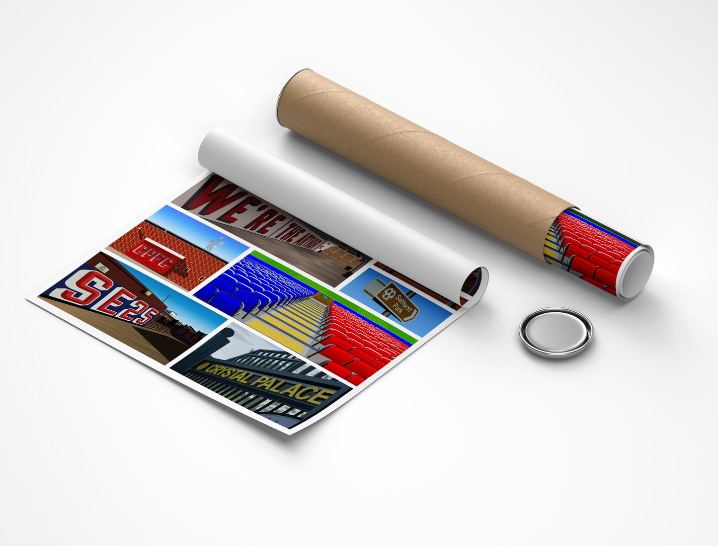 Selhurst Park Stadium Montage Print